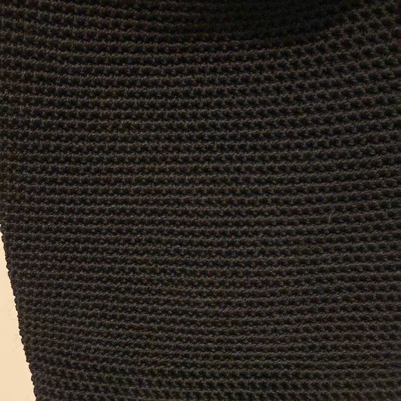 The Sak Black Crocheted Shoulder Bag, Boho, Gently Used Condition, nice size - Picture 5 of 14